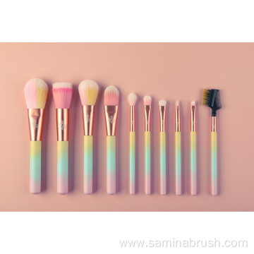 Glitter makeup brush for girls